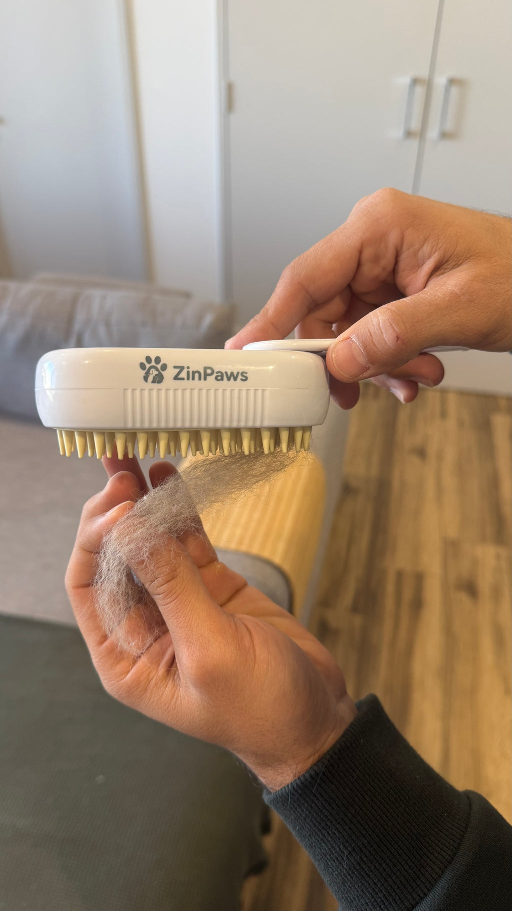 ZinPaws 3-in-1 Pet Grooming Brush